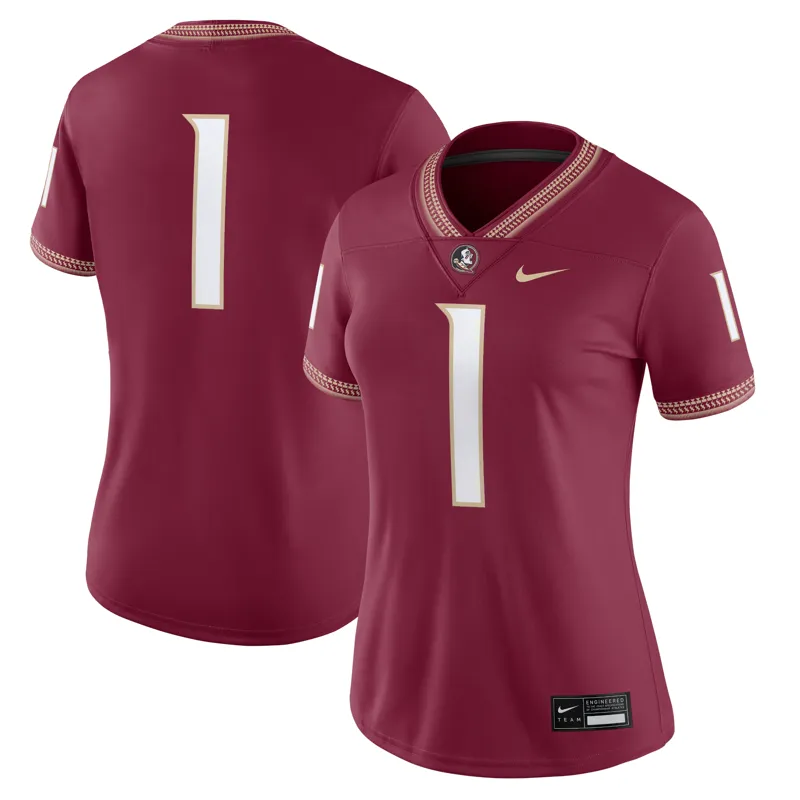 Florida State Seminoles Jersey #1 Black Jersey - Image 3