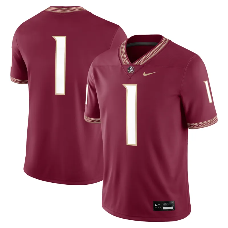 Florida State Seminoles Jersey #1 Black Jersey - Image 4