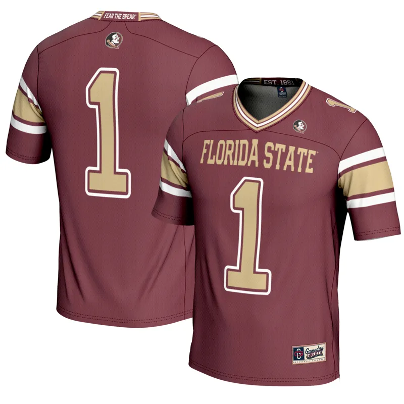 Florida State Seminoles Jersey Gameday Greats #1 Garnet Endzone Jersey