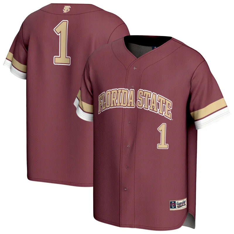 Florida State Seminoles Jersey Gameday Greats #1 Garnet Icon Print Jersey - Image 4