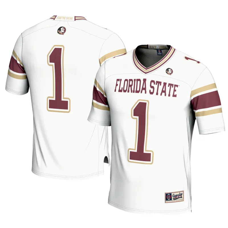 Florida State Seminoles Jersey Gameday Greats #1 Pink Lightweight Jersey - Image 3