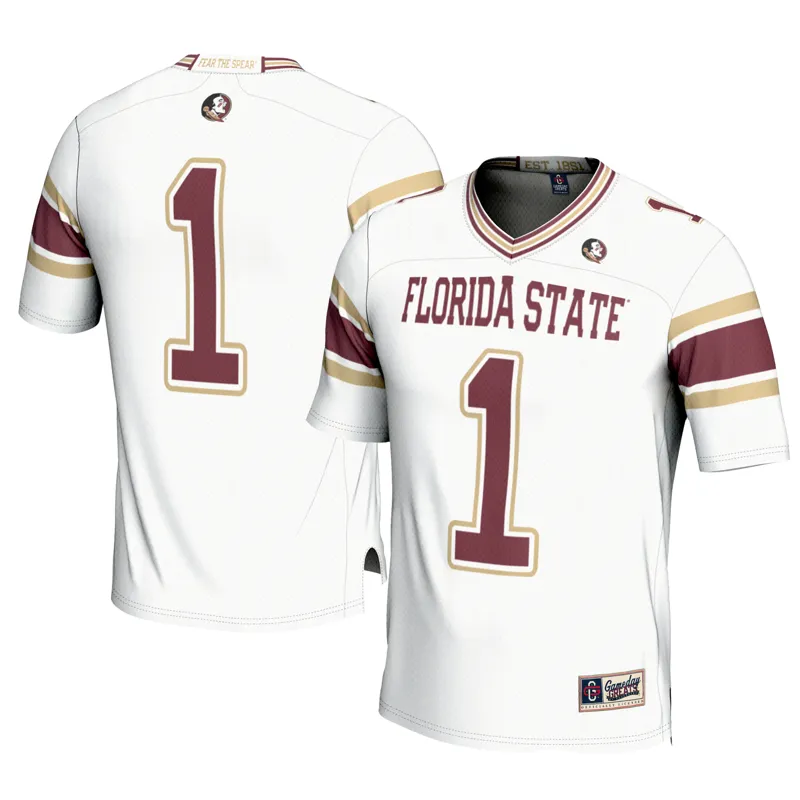 Florida State Seminoles Jersey Gameday Greats #1 Pink Lightweight Jersey - Image 4