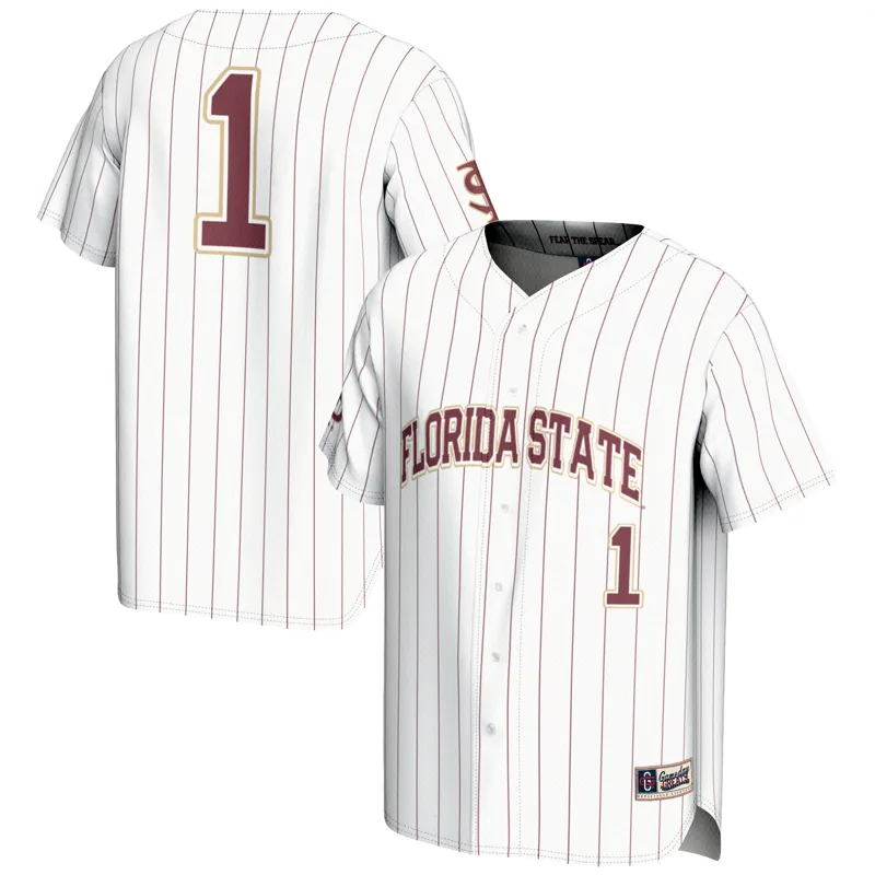 Florida State Seminoles Jersey Gameday Greats #1 White Lightweight Jersey - Image 5