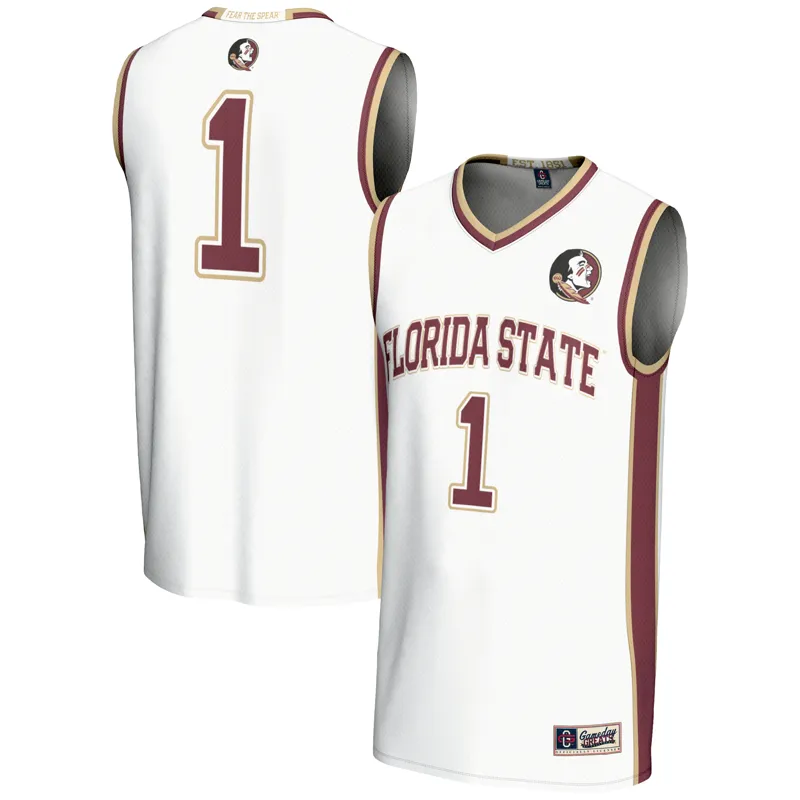 Florida State Seminoles Jersey Gameday Greats #1 White Lightweight Jersey