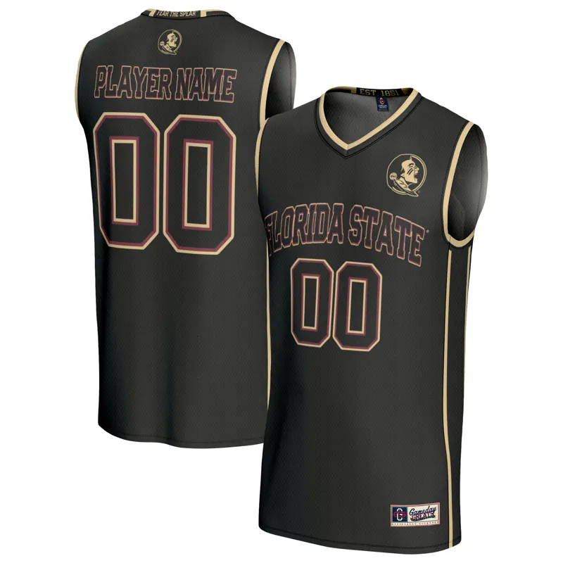 Florida State Seminoles Jersey Gameday Greats Black Lightweight Collegiate Pick A Player Jersey