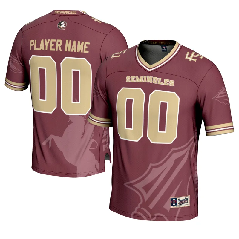 Florida State Seminoles Jersey Gameday Greats Garnet Icon Print Pick A Player Jersey