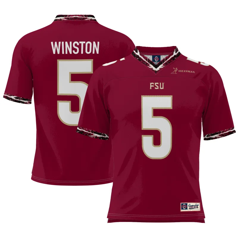 Florida State Seminoles Jersey Gameday Greats Jameis Winston Garnet Heisman Jersey - Image 3