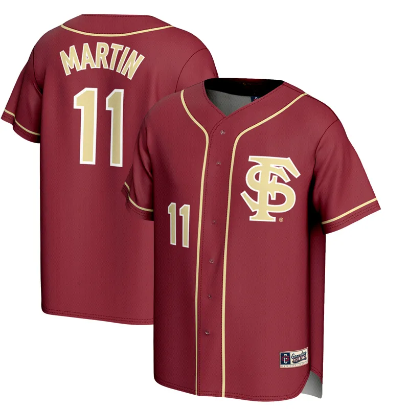 Florida State Seminoles Jersey Gameday Greats Mike Martin Garnet Lightweight Jersey - Image 2