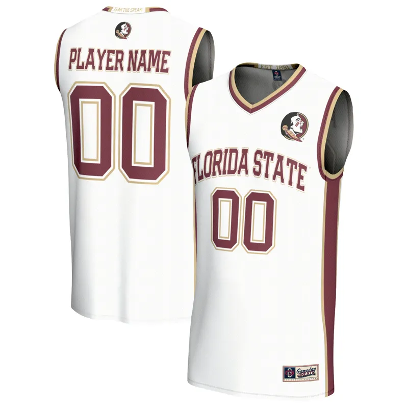 Florida State Seminoles Jersey Gameday Greats White #1 Lightweight Jersey - Image 4