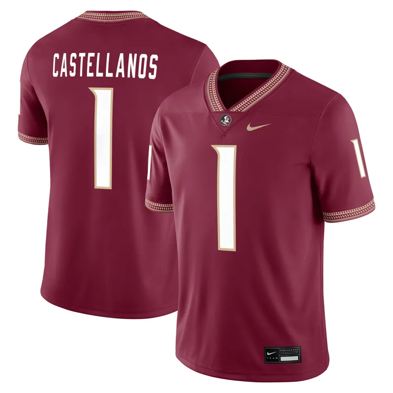 Florida State Seminoles Jersey Mensgameday Greats Charlie Ward White Lightweight Jersey - Image 3