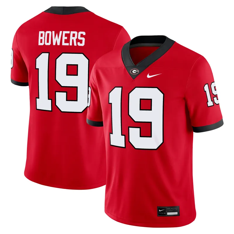 Georgia Bulldogs Jersey #1 White Game Jersey - Image 4
