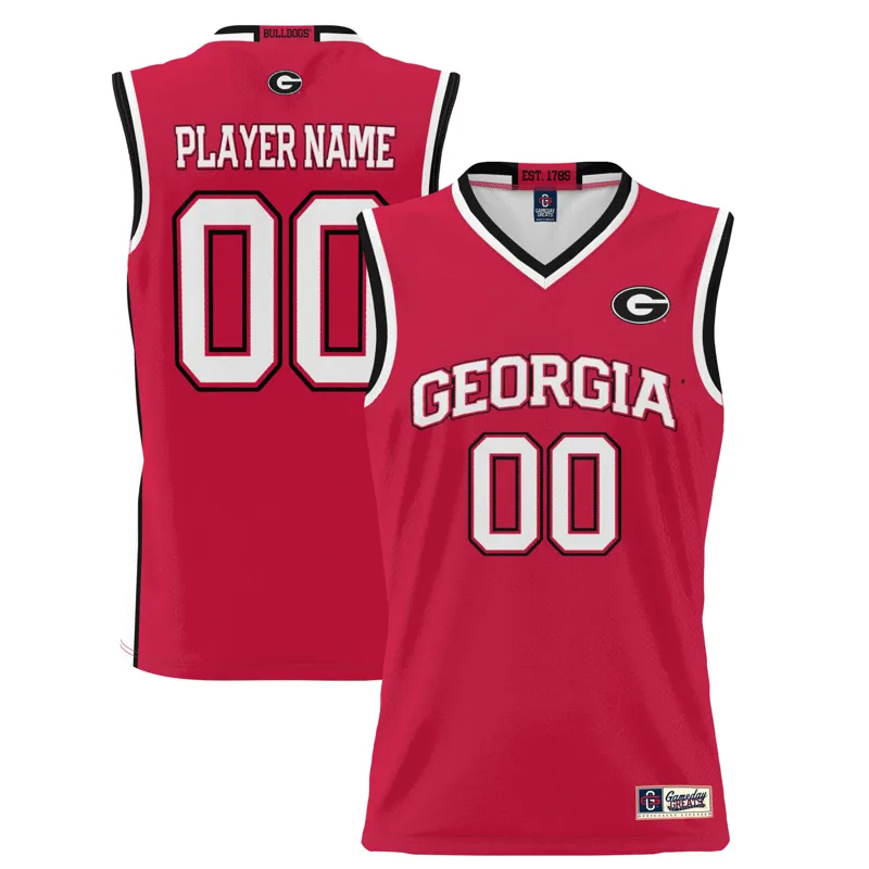 Georgia Bulldogs Jersey Gameday Greats Red Lightweight Collegiate Pick A Player Jersey - Image 5