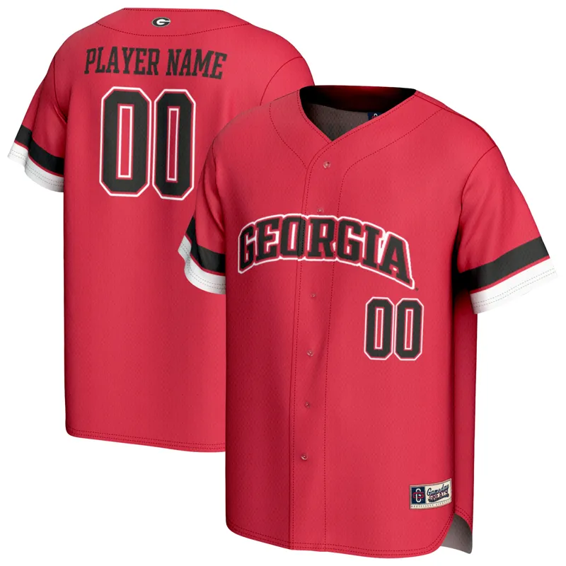 Georgia Bulldogs Jersey Gameday Greats Red Personalized Jersey