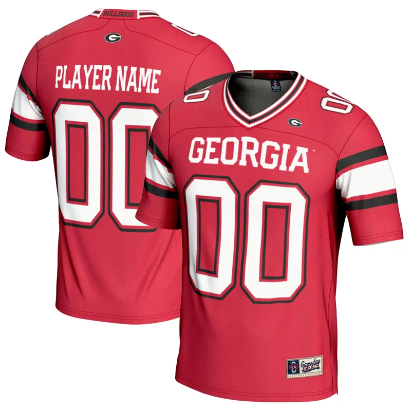Georgia Bulldogs Jersey Gameday Greats Red Personalized Jersey - Image 2