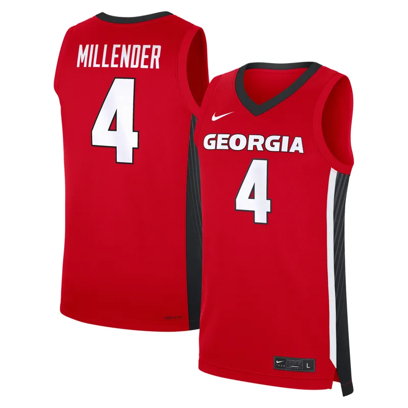 Georgia Bulldogs Jersey Marcus Millender Red Jersey