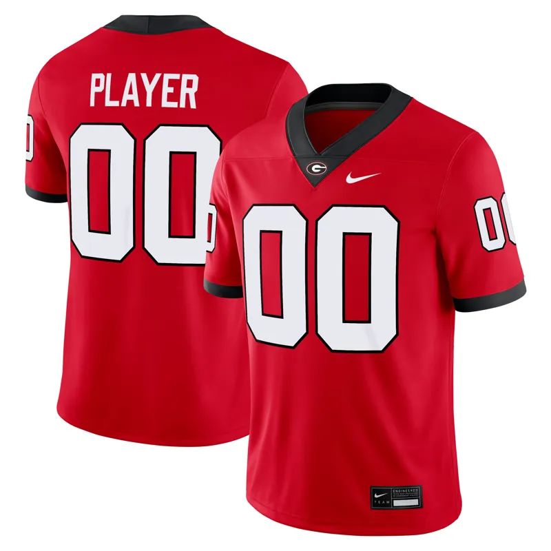 Georgia Bulldogs Jersey Red Pick A Player Game Jersey