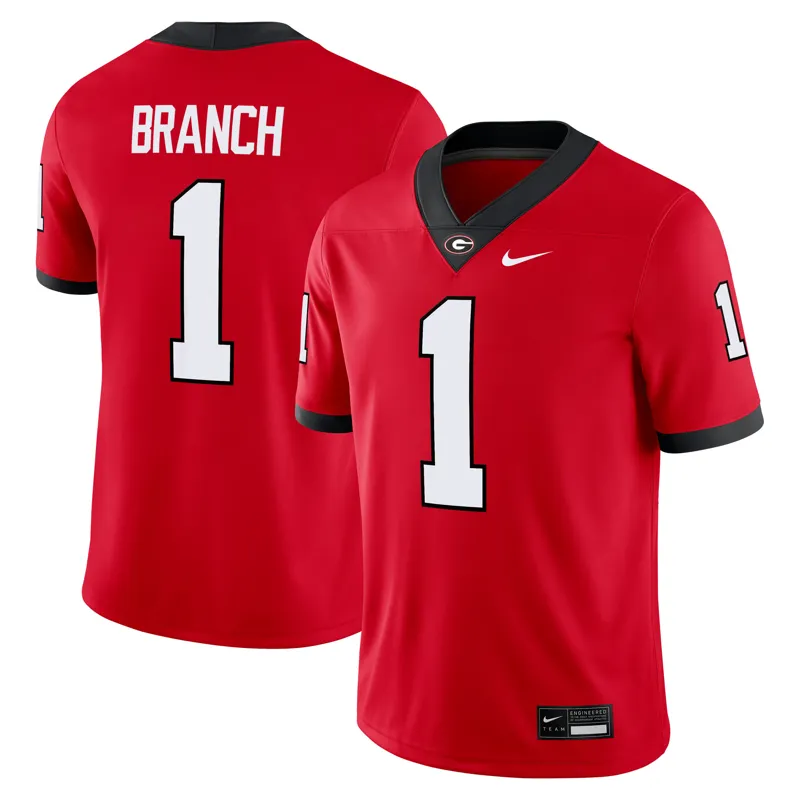 Georgia Bulldogs Jersey Red Pick A Player Game Jersey - Image 4