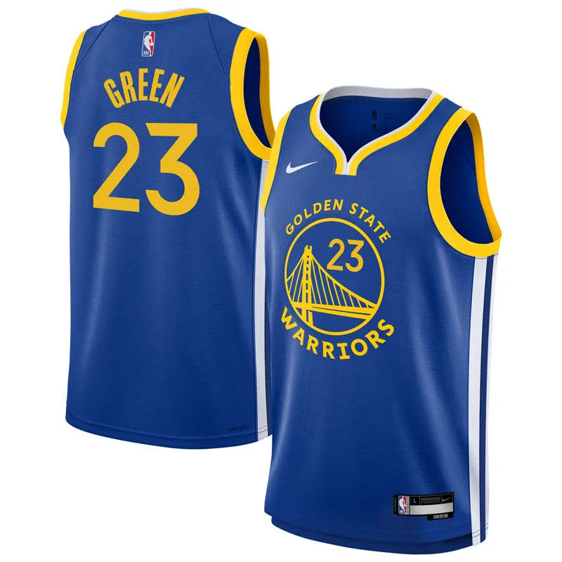 Golden State Warriors Jersey Draymond Green Royal Swingman Icon Edition Jersey