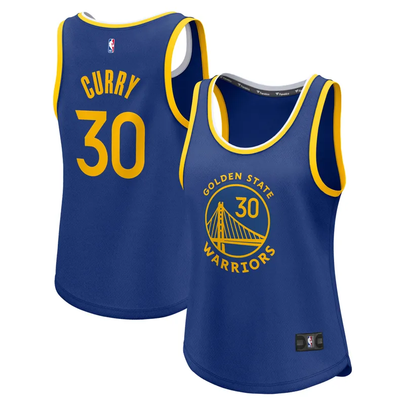 Golden State Warriors Jersey Stephen Curry Royal Fast Break Player Icon Edition Jersey