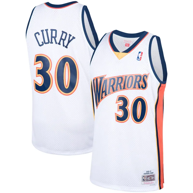 Golden State Warriors Jersey Stephen Curry White Fast Break Player Association Edition Jersey - Image 2