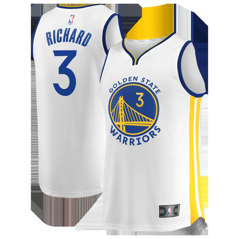 Golden State Warriors Jersey Will Richard Blue Fast Break Icon Edition Jersey - Image 2