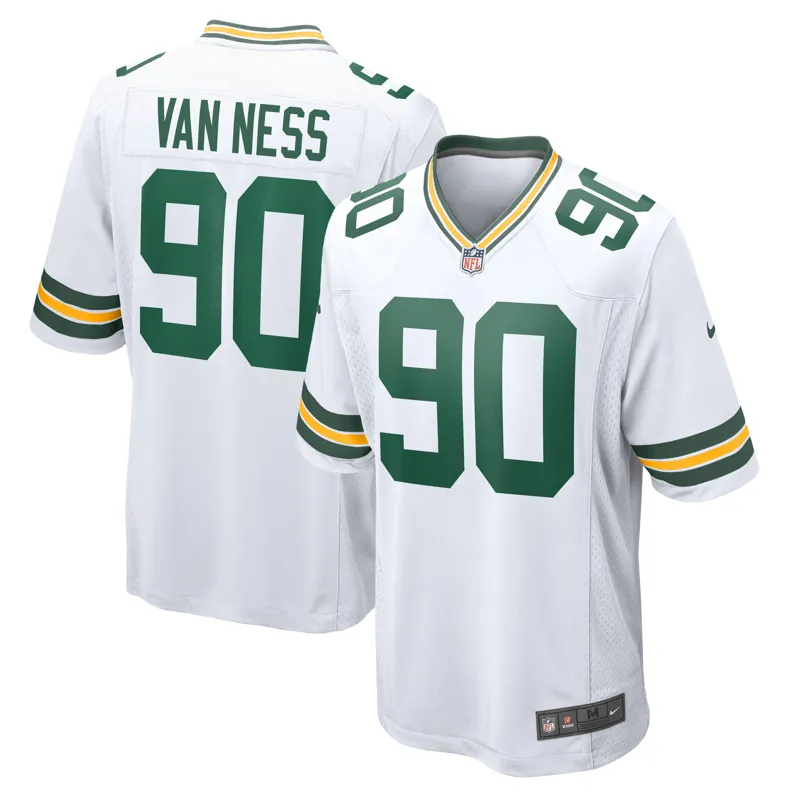 Green Bay Packers Jersey Lucas Havrisik Green Team Game Jersey - Image 4