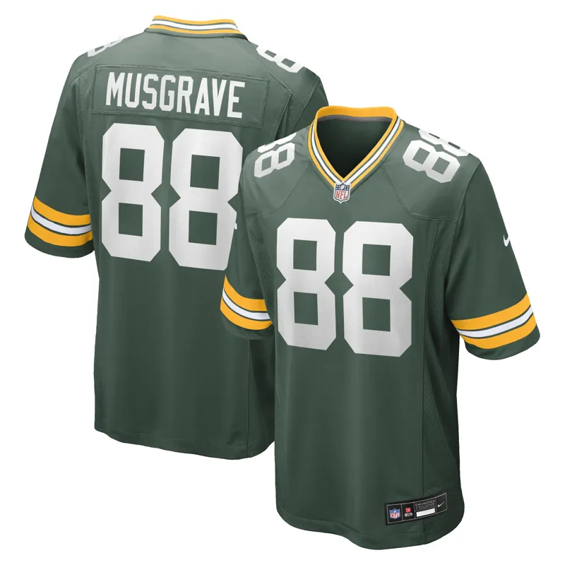 Green Bay Packers Jersey Lucas Havrisik Green Team Game Jersey - Image 5