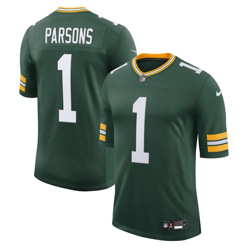 Green Bay Packers Jersey Micah Parsons Green Game Player Jersey - Image 5