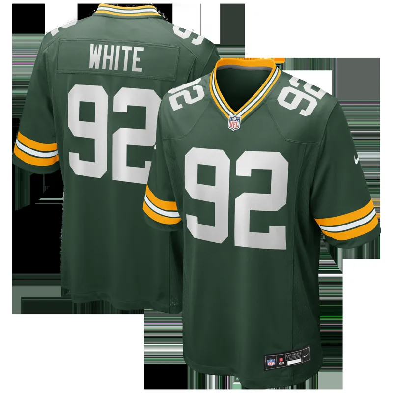 Green Bay Packers Jersey Nick Niemann Green Team Game Jersey - Image 5