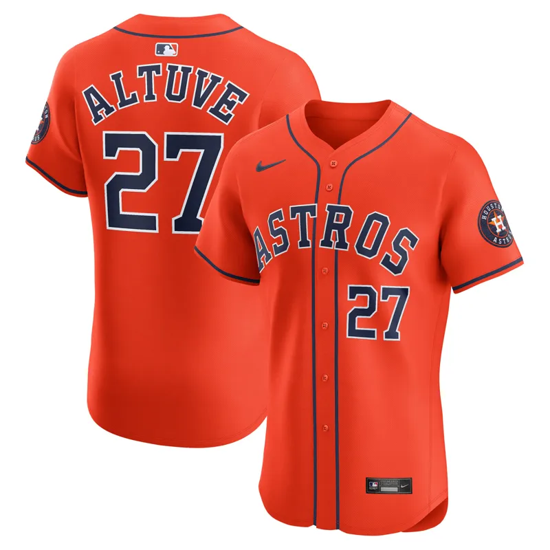 Houston Astros Jersey Jose Altuve Navy Alternate Limited Player Jersey - Image 4