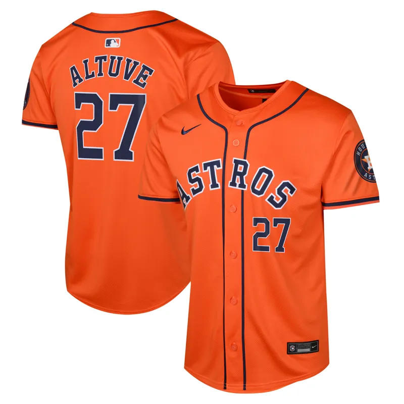 Houston Astros Jersey Jose Altuve Orange Alternate Jersey - Image 2