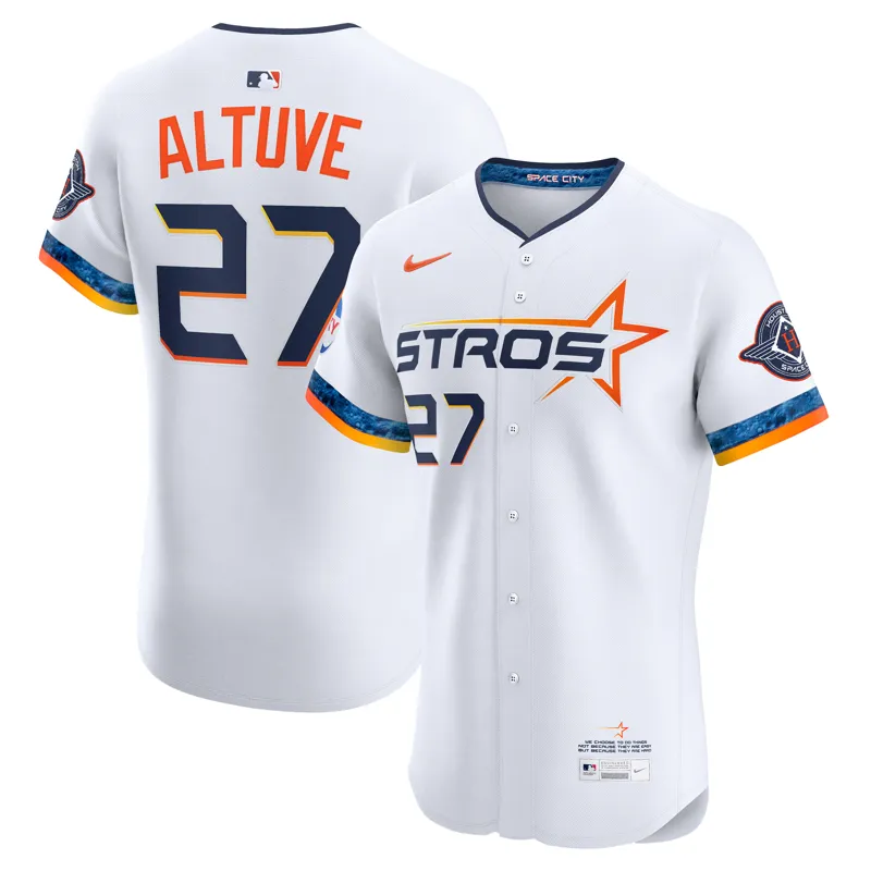 Houston Astros Jersey Jose Altuve Orange Alternate Jersey - Image 5