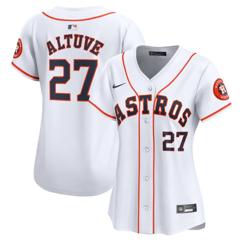 Houston Astros Jersey Jose Altuve White Home Jersey - Image 5