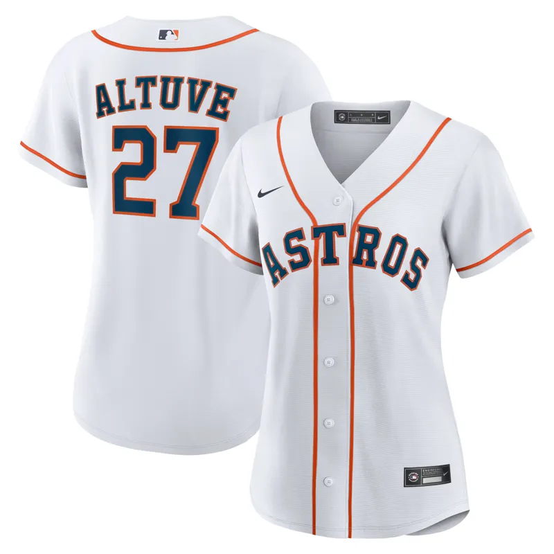 Houston Astros Jersey Jose Altuve White Home Limited Player Jersey - Image 3