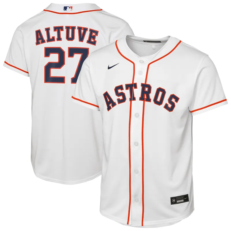 Houston Astros Jersey Jose Altuve White Home Limited Player Jersey - Image 2