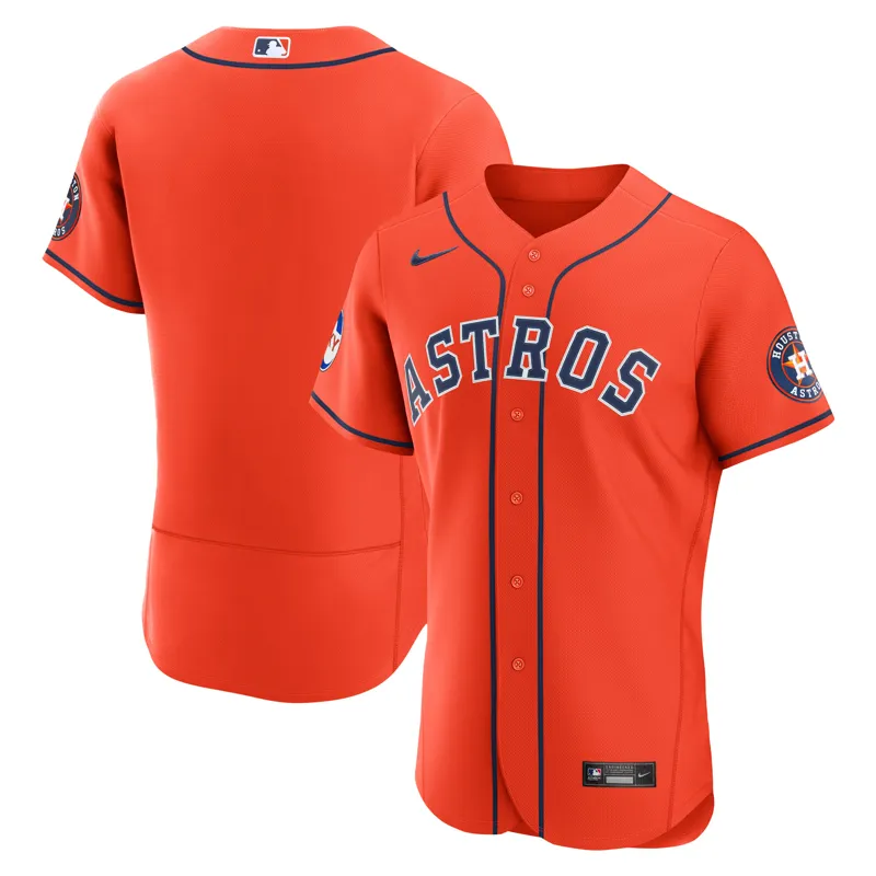 Houston Astros Jersey Nolan Ryan White Throwback Cooperstown Collection Limited Jersey - Image 4