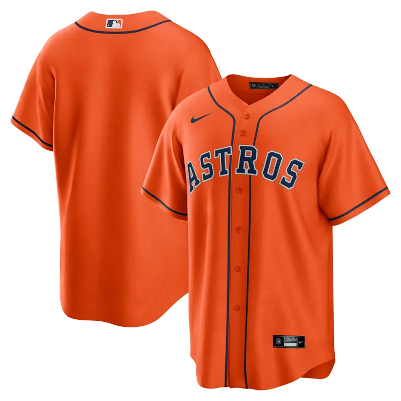 Houston Astros Jersey Orange Alternate Limited Jersey - Image 3