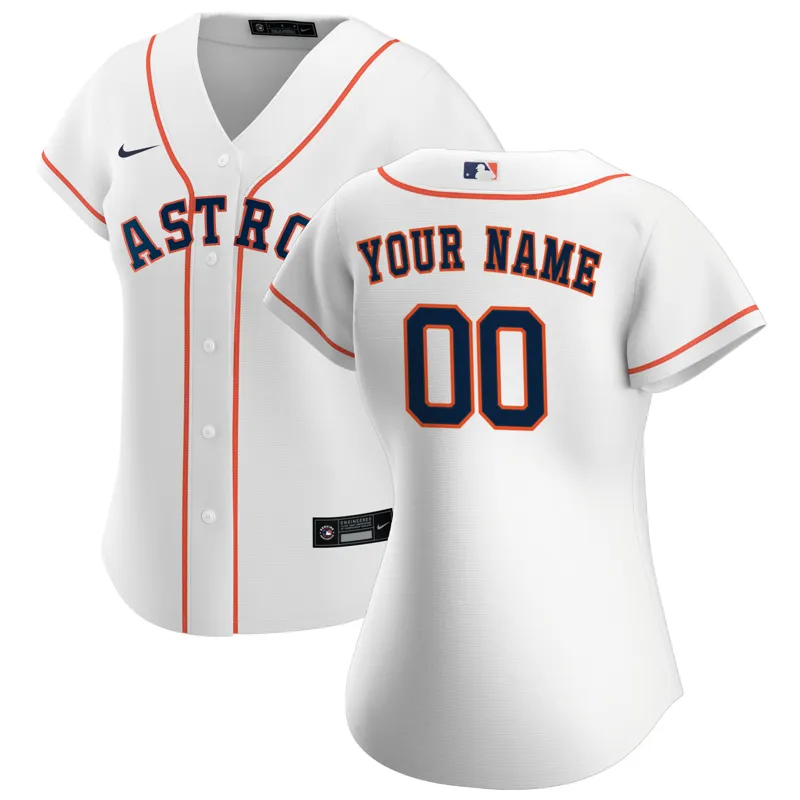 Houston Astros Jersey White Home Custom Jersey