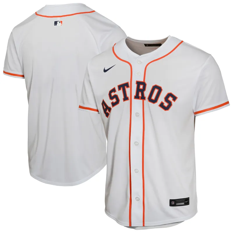 Houston Astros Jersey White Home Game Jersey