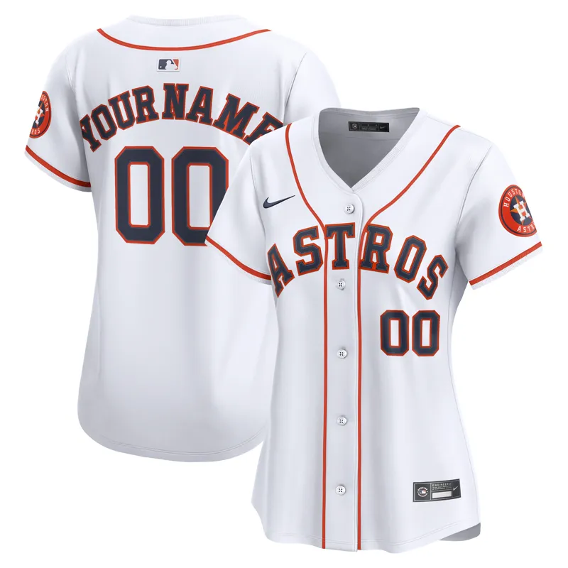 Houston Astros Jersey White Home Game Jersey - Image 5