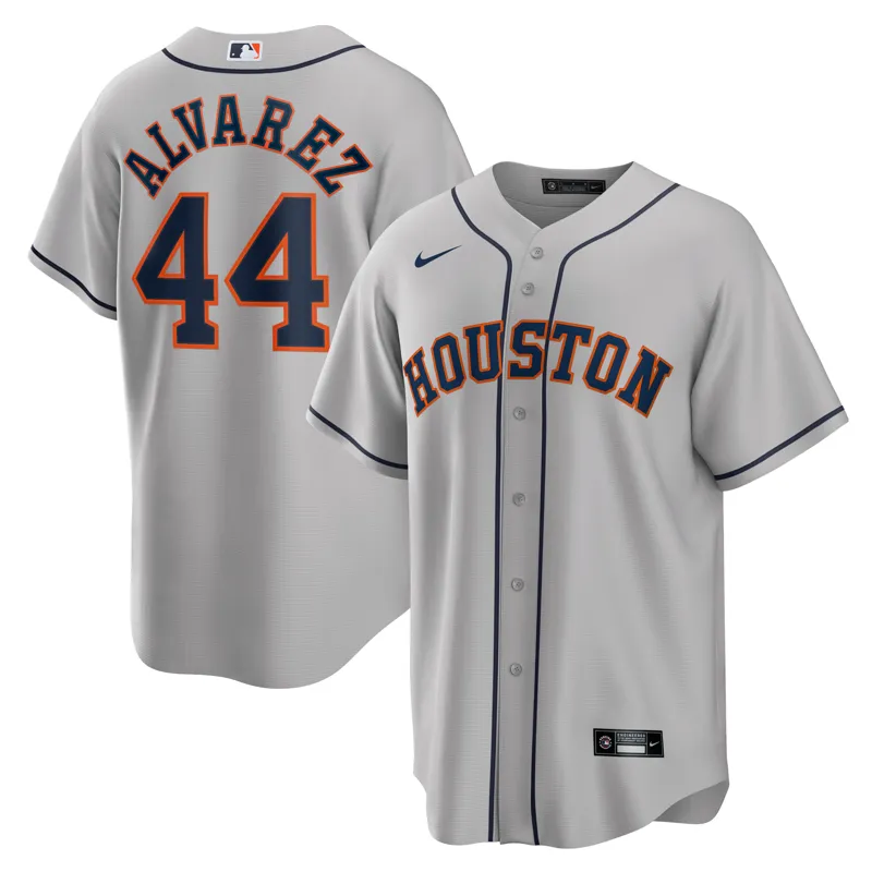 Houston Astros Jersey Yainer Diaz White Home Jersey - Image 4