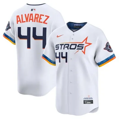 Houston Astros Jersey Yordan Alvarez White 2025 City Connect Limited Player Jersey - Image 2