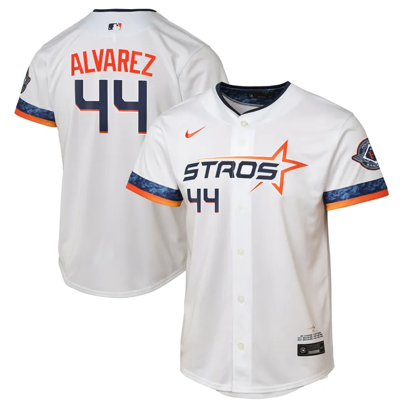Houston Astros Jersey Yordan Alvarez White 2025 City Connect Limited Player Jersey