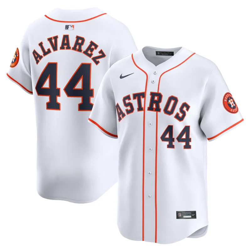 Houston Astros Jersey Yordan Alvarez White Home Limited Player Jersey - Image 2