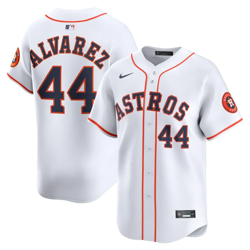 Houston Astros Jersey Yordan Alvarez White Home Limited Player Jersey