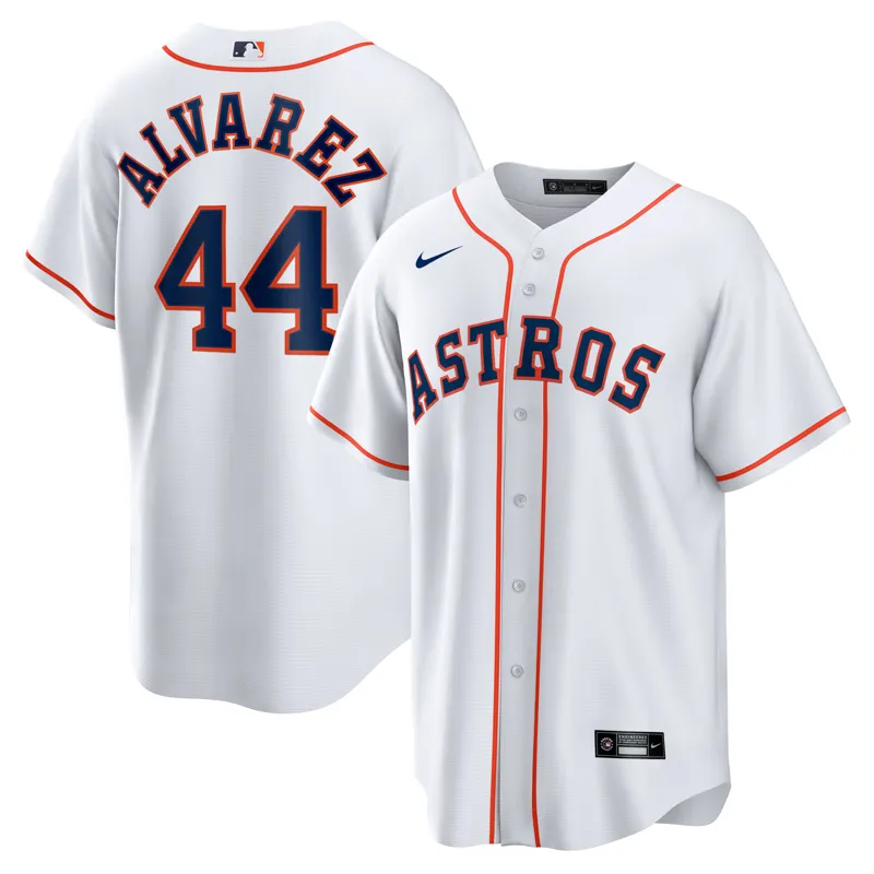Houston Astros Jersey Yordan Alvarez White Home Limited Player Jersey - Image 4
