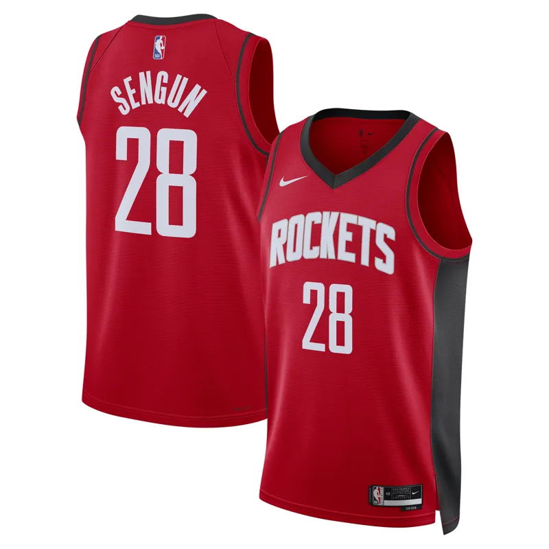 Houston Rockets Jersey Alperen Sengun Red Swingman Icon Edition Jersey