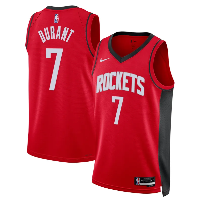 Houston Rockets Jersey Kevin Durant Red Swingman Player Icon Edition Jersey