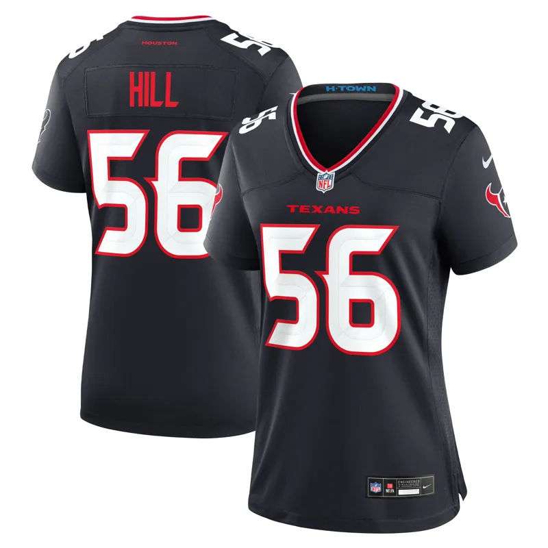 Houston Texans Jersey Jalen Pitre White Game Jersey - Image 2