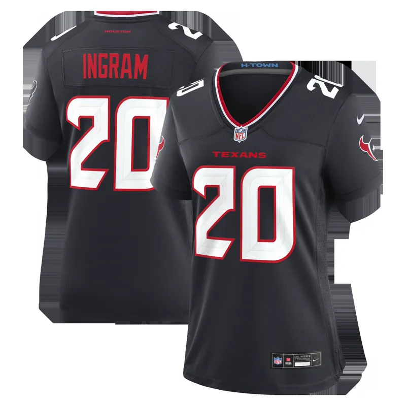 Houston Texans Jersey Jalen Pitre White Game Jersey - Image 3